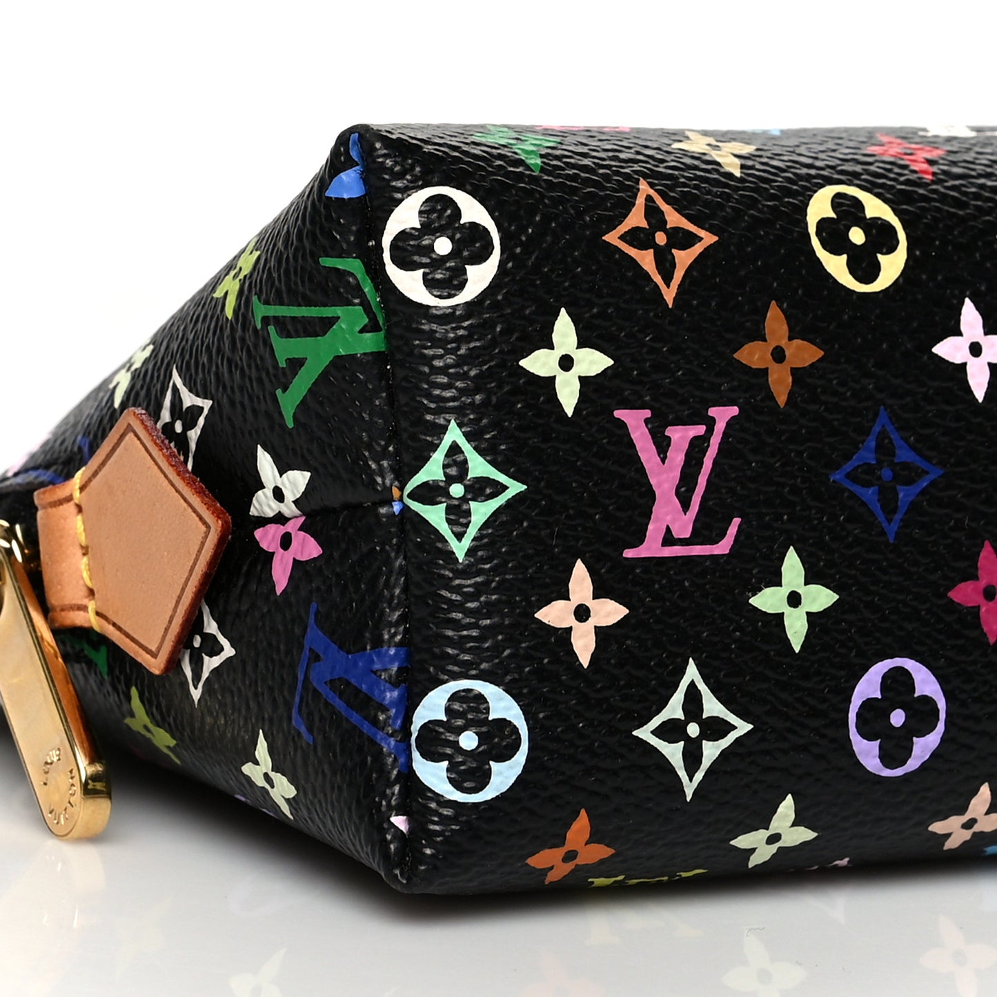 Monogram Multicolor Cosmetic Pouch Black Grenade