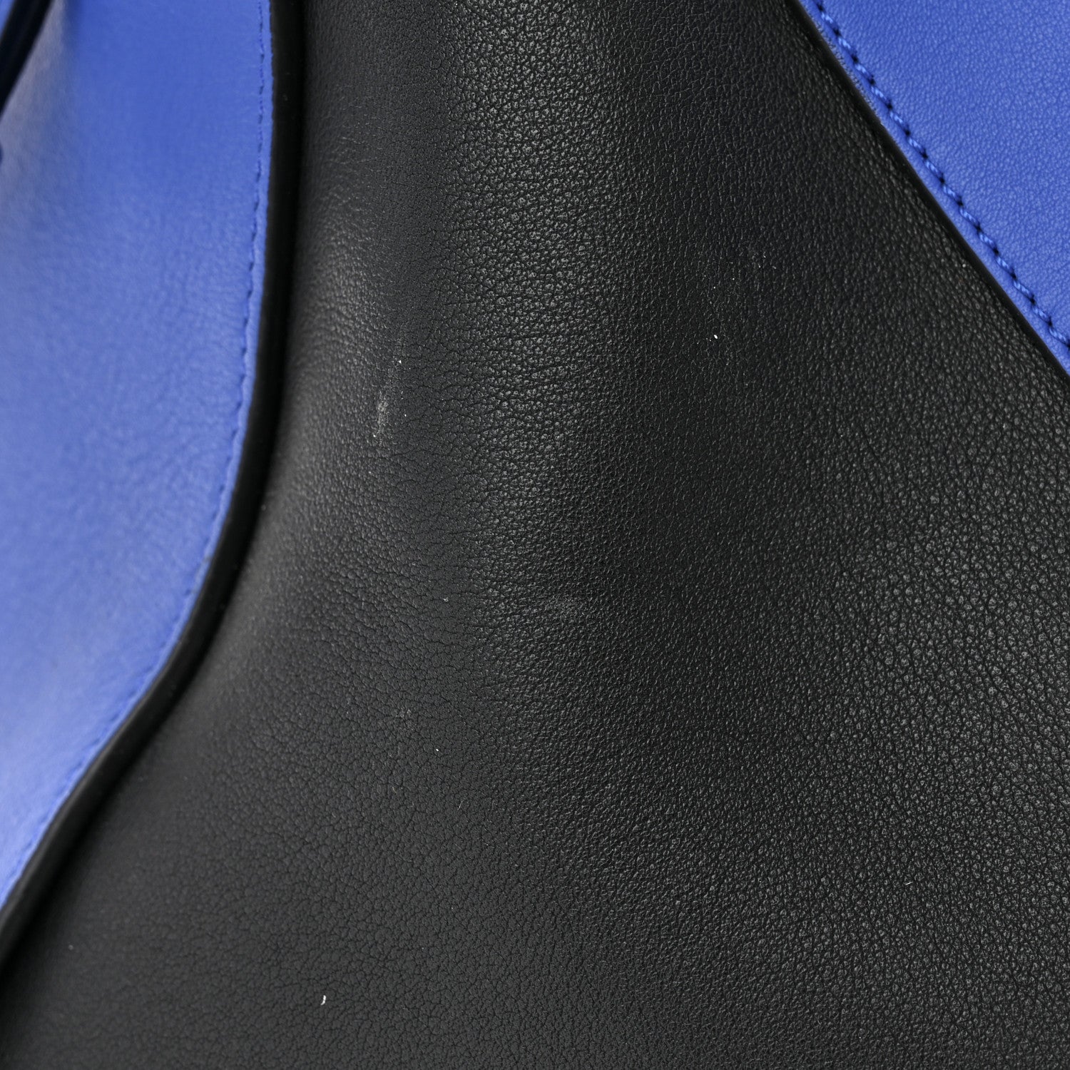 Loewe Calfskin Medium Hammock Shoulder Bag Electric Blue Black 12 of 13