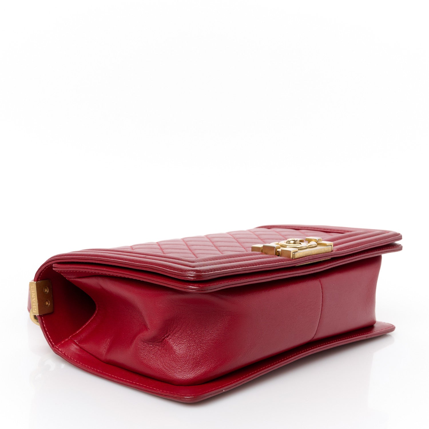 Chanel Lambskin Quilted Medium Boy Flap Red 4 of 10