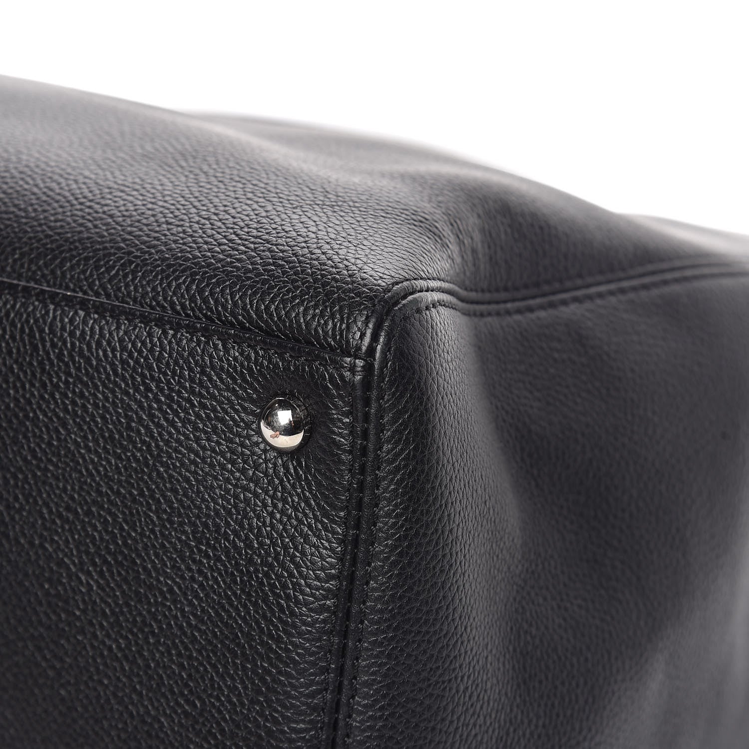 Chanel Calfskin Cerf Executive Shopper Tote Black 12 of 14