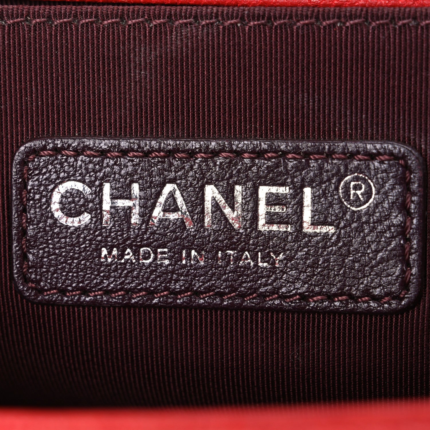 Chanel Crumpled Lambskin Small Studded Boy Flap Red 6 of 11