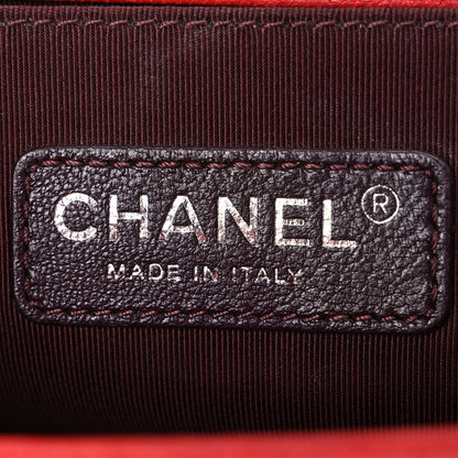 Chanel Crumpled Lambskin Small Studded Boy Flap Red 6 of 11