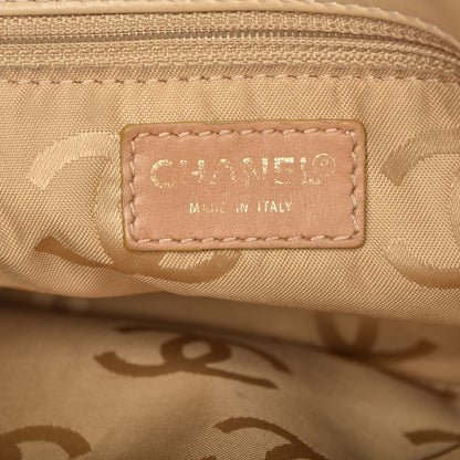 Chanel Lambskin Diamond Stitch Clutch Beige 6 of 7