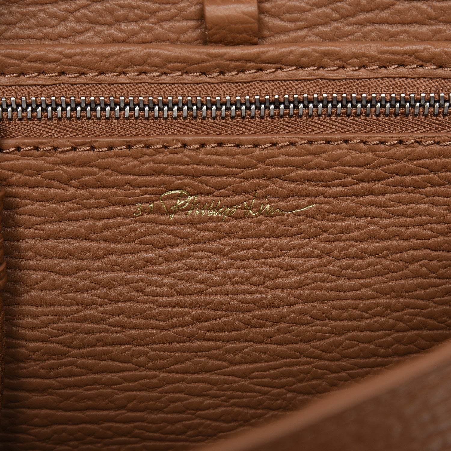 3.1 Phillip Lim 3.1 Textured Calfskin Mini Pashli Satchel Tan 6 of 8