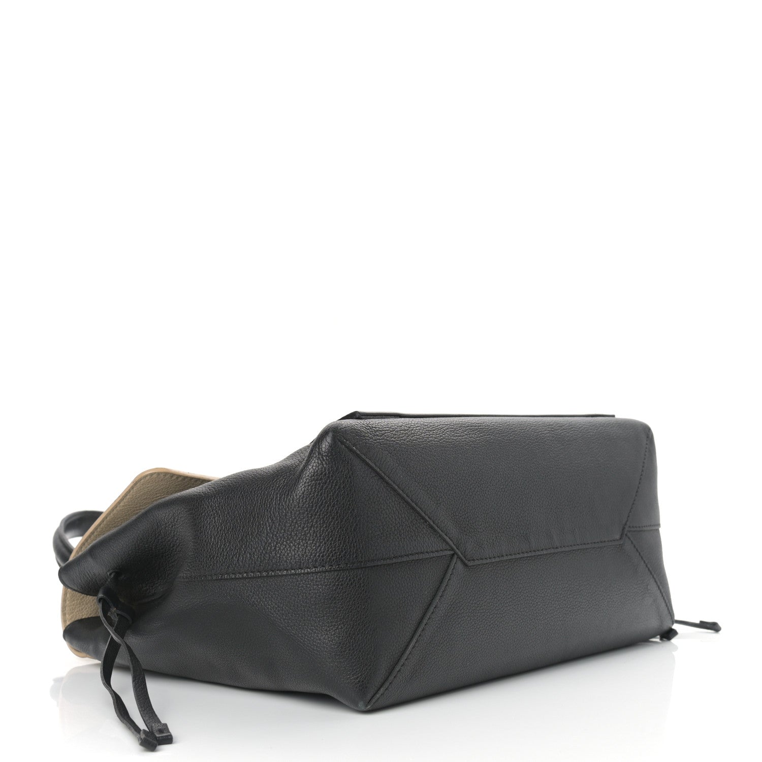 Louis Vuitton Calfskin Lockme MM Vanille Black 4 of 22