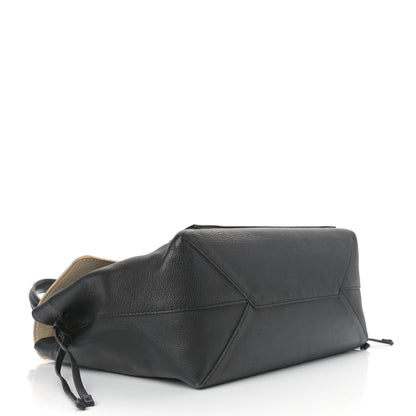 Louis Vuitton Calfskin Lockme MM Vanille Black 4 of 22