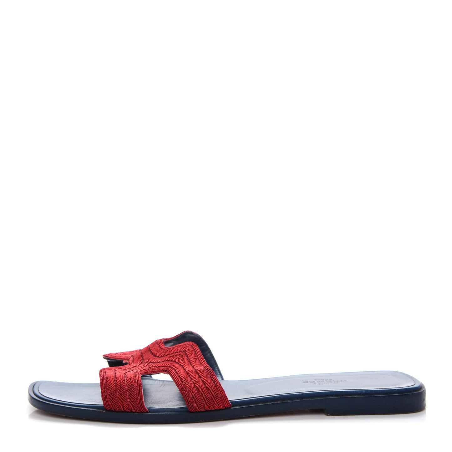 Dabka Embroidered Chevron Oran Sandals 39.5 Jasper Rouge