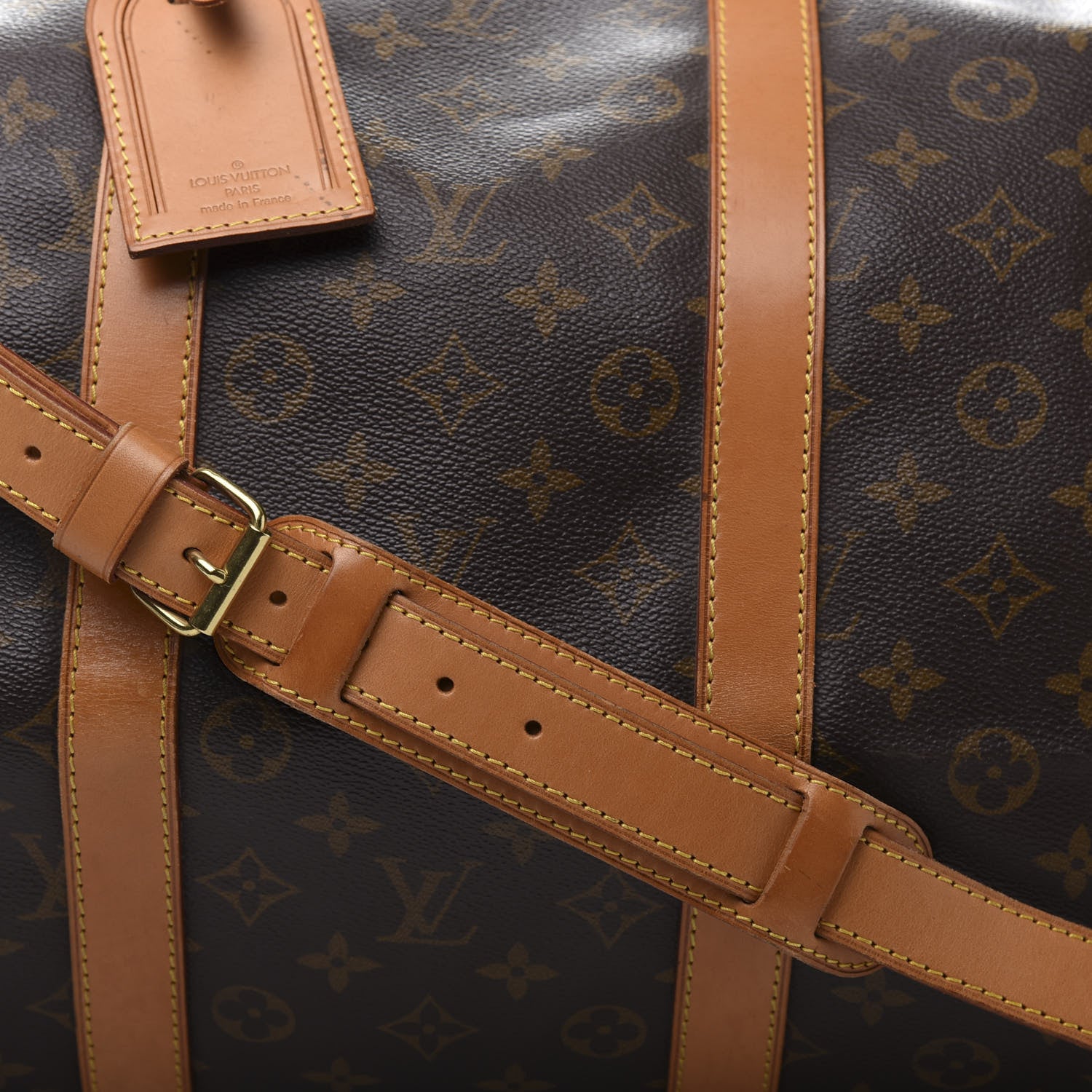 Louis Vuitton Monogram Keepall Bandouliere 55 13 of 16