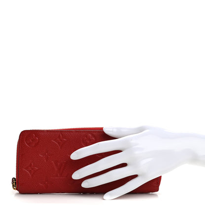 Louis Vuitton Empreinte Clemence Wallet Cherry 2 of 15