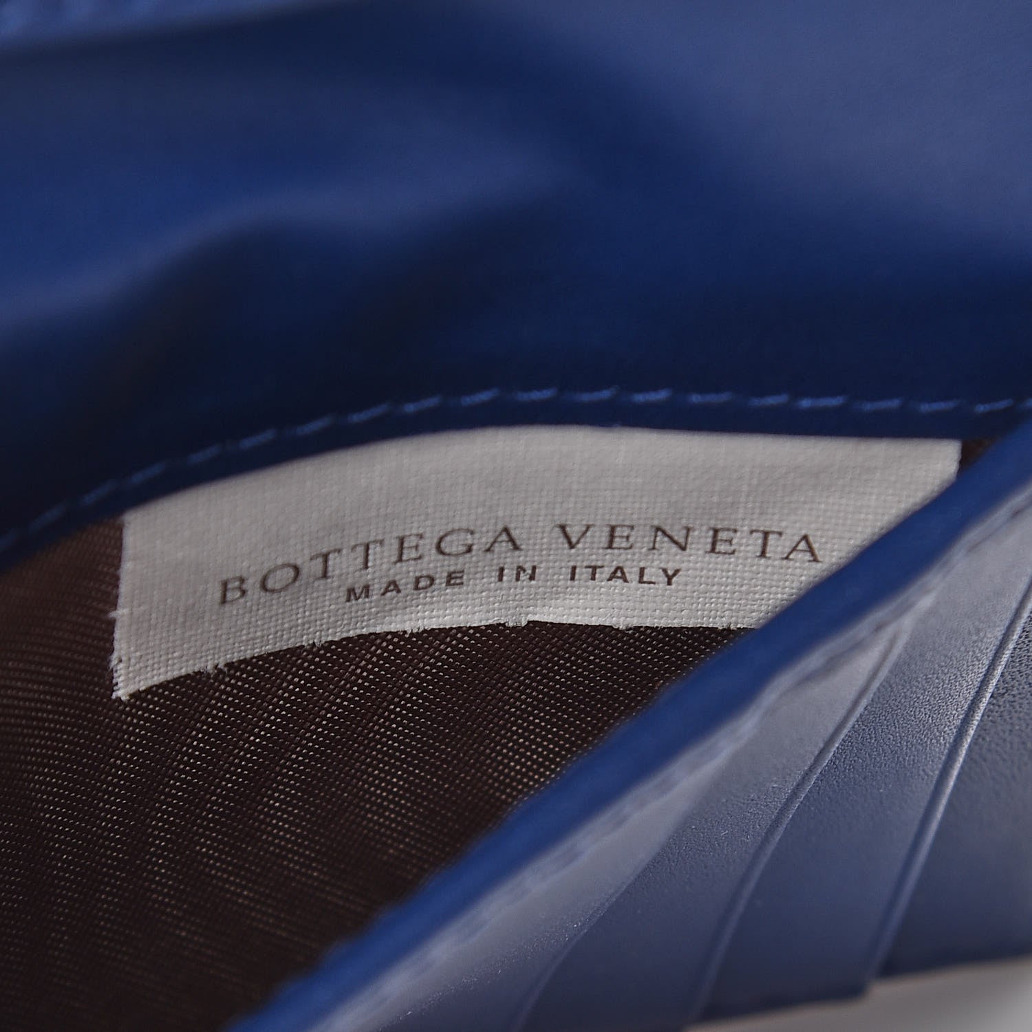 Bottega Veneta Nappa Intrecciato Card Holder Cobalt 7 of 11