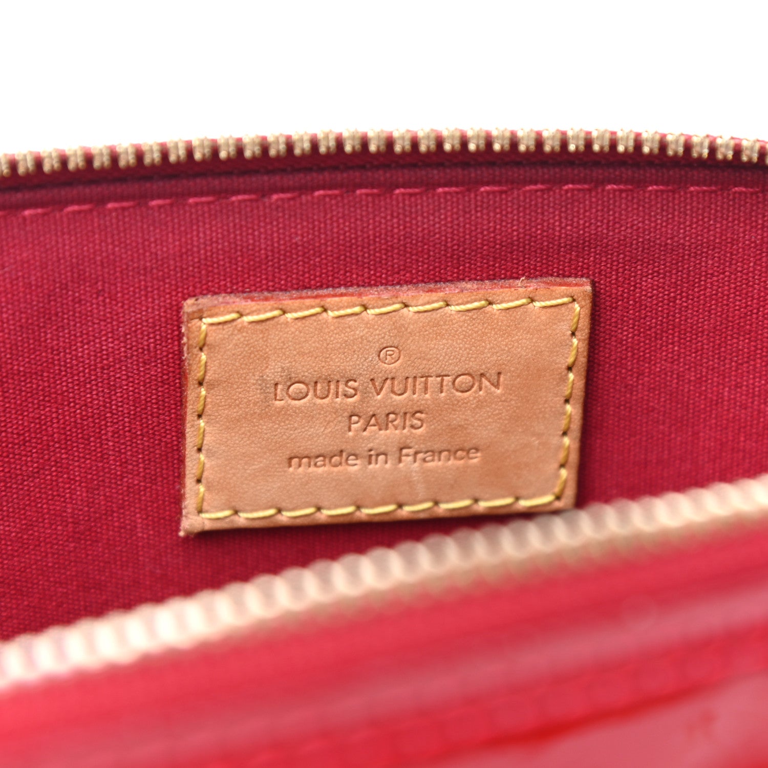 Louis Vuitton Vernis Alma BB Pomme D'Amour 6 of 9