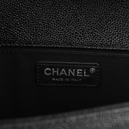 Chanel Caviar Quilted Medium Boy Flap Black 7 of 8