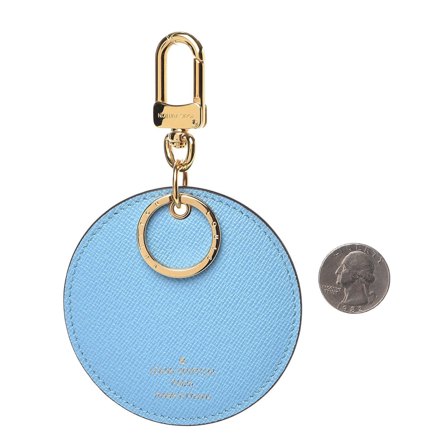 Damier Ebene Illustre Manchot Bag Charm Key Ring