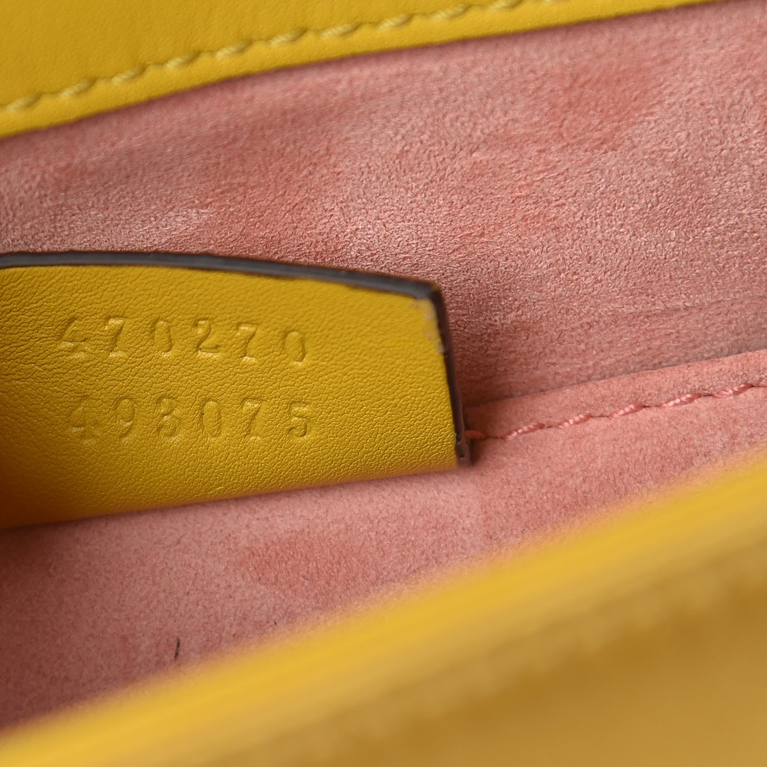 Gucci Satin Crystal Mini Sylvie Top Handle Bag Yellow 8 of 14