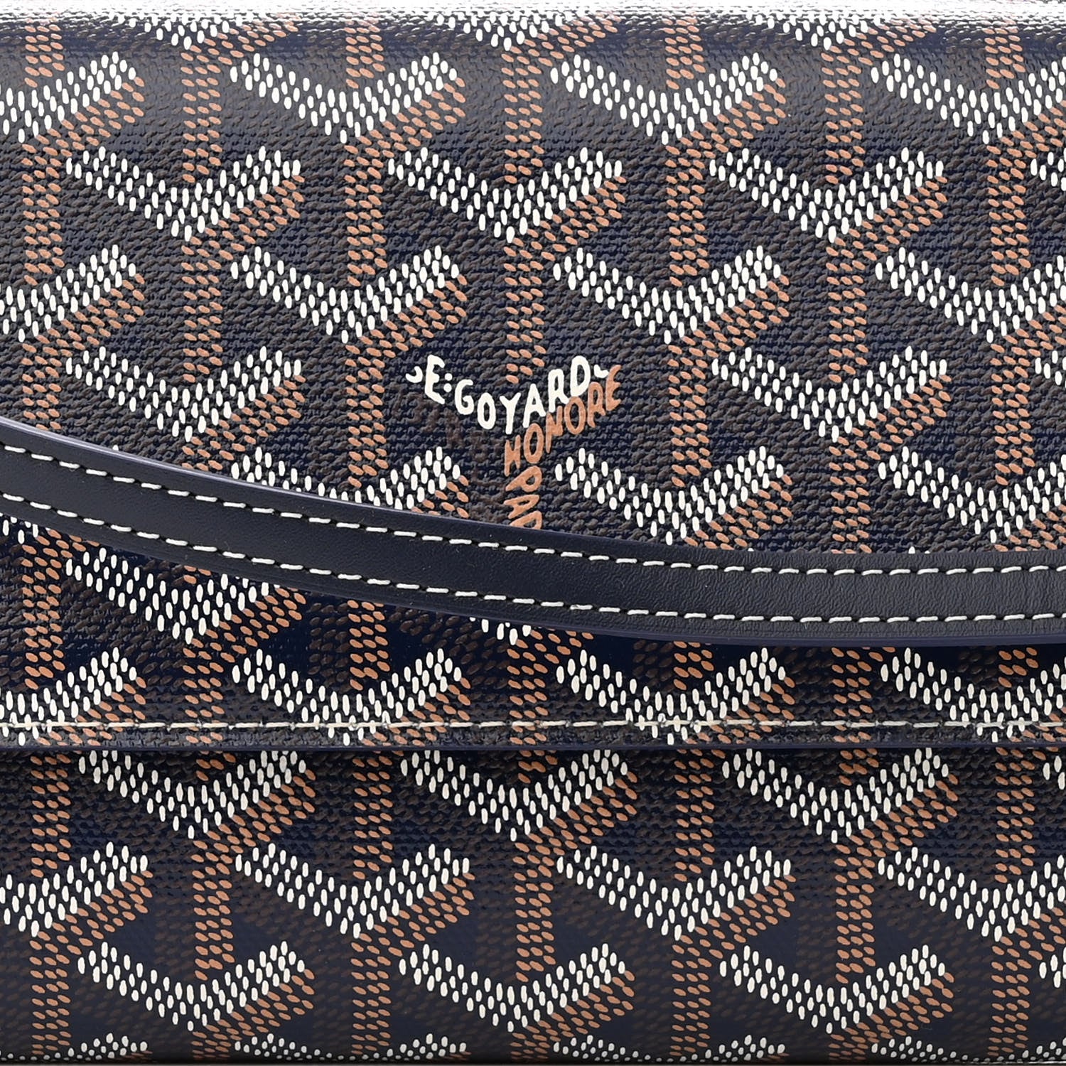 Goyard Goyardine Varenne Continental Wallet Navy 7 of 9