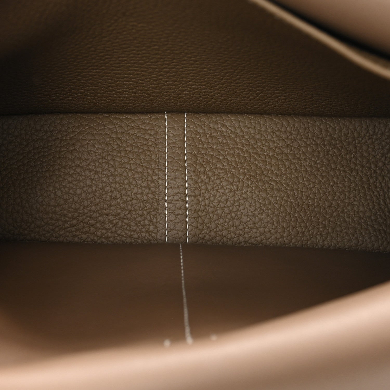 Hermes Taurillon Clemence Halzan 25 Etoupe 5 of 9
