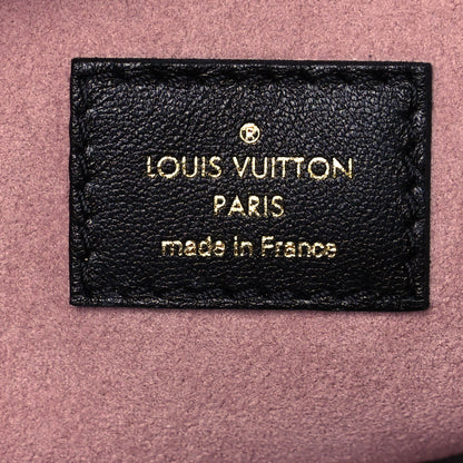Louis Vuitton Lambskin Embossed Monogram Coussin PM Black 10 of 12