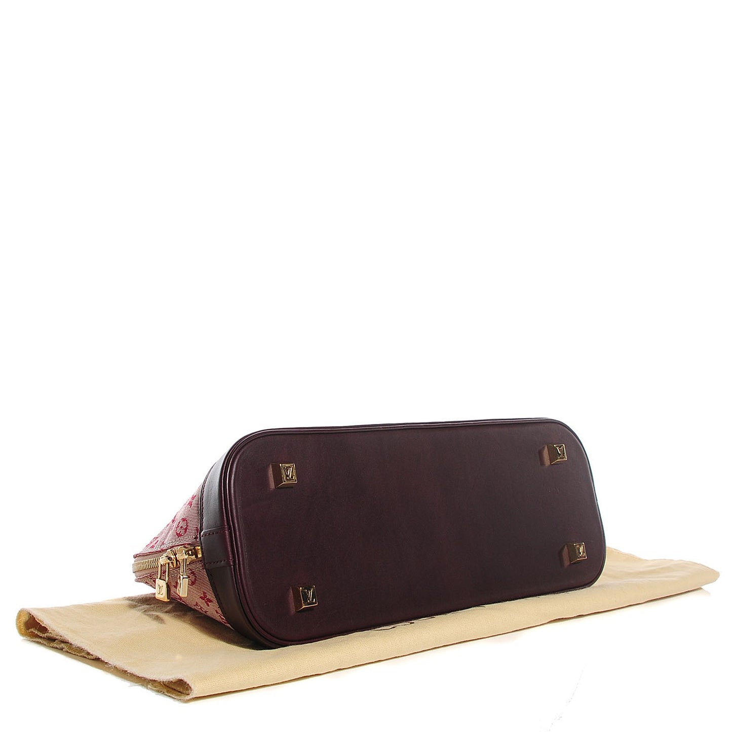 Mini Monogram Alma Long Cherry