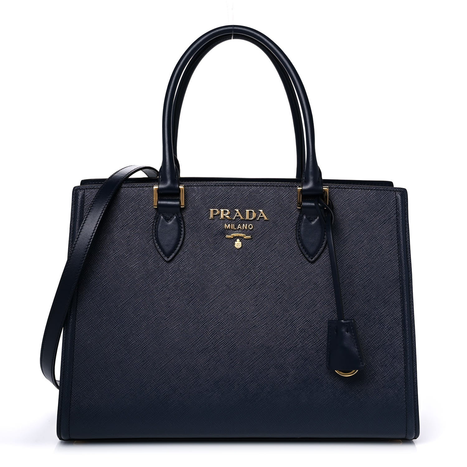 Prada Saffiano Tote Bluette 1 of 10