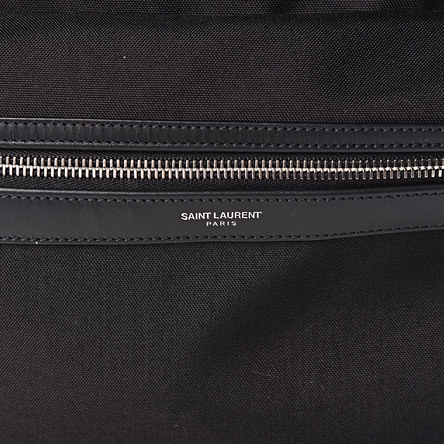 Saint Laurent Canvas City Backpack Black 7 of 10