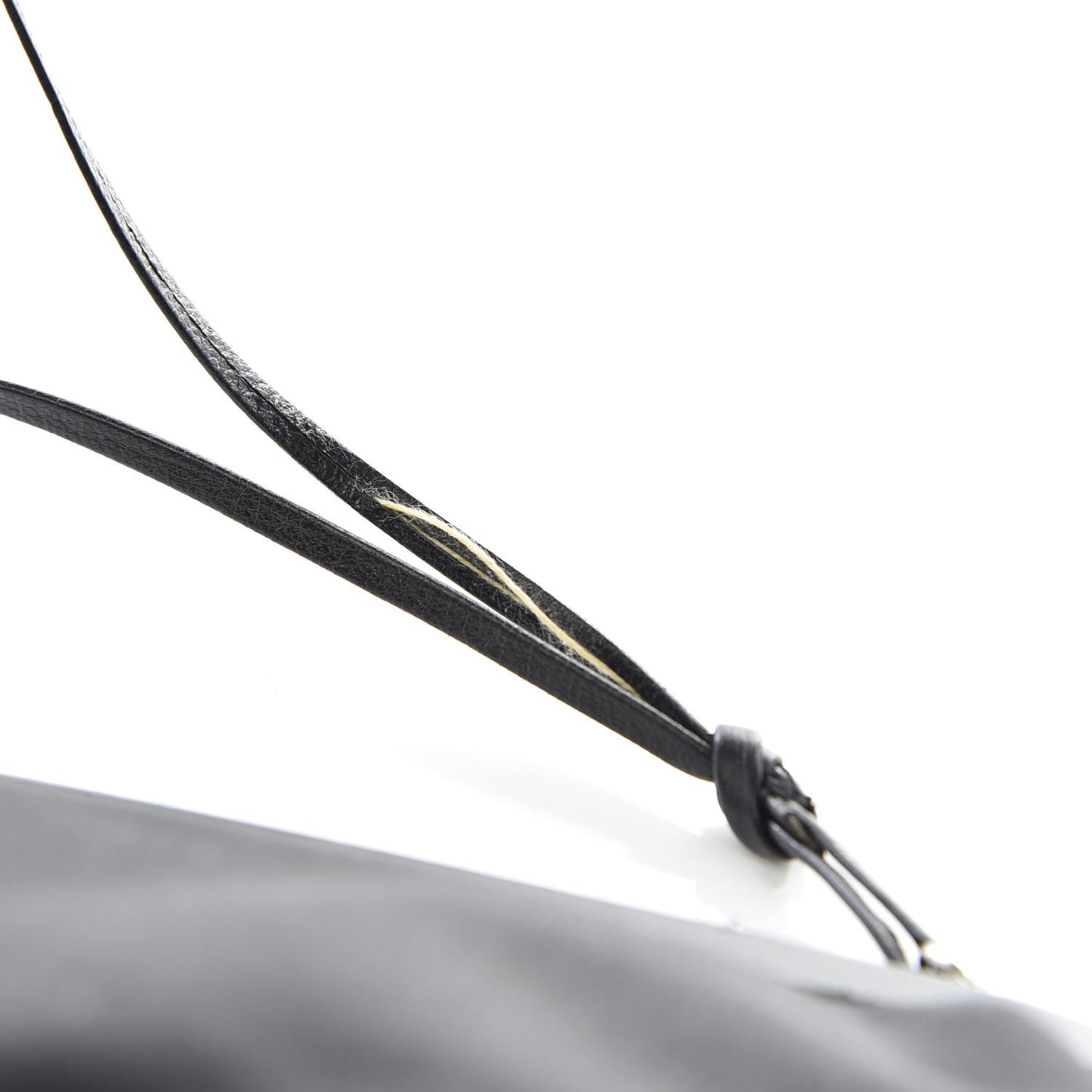 Tessuto Nylon Kisslock Shoulder Bag Black