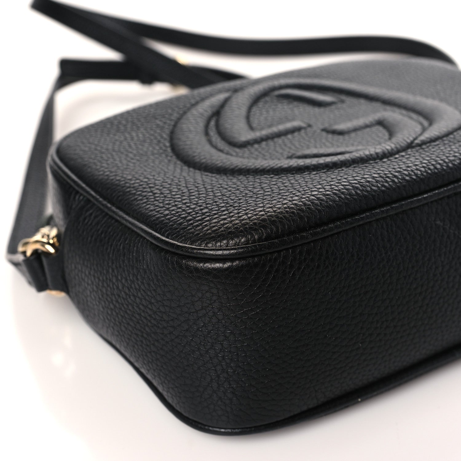 Gucci Pebbled Calfskin Small Soho Disco Bag Black 8 of 9
