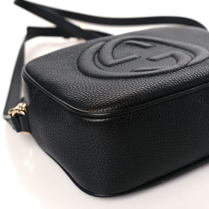 Gucci Pebbled Calfskin Small Soho Disco Bag Black 8 of 9