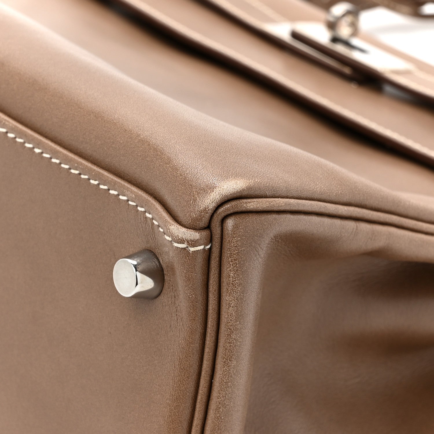 Hermes Tadelakt Kelly Retourne 32 Etoupe 15 of 20