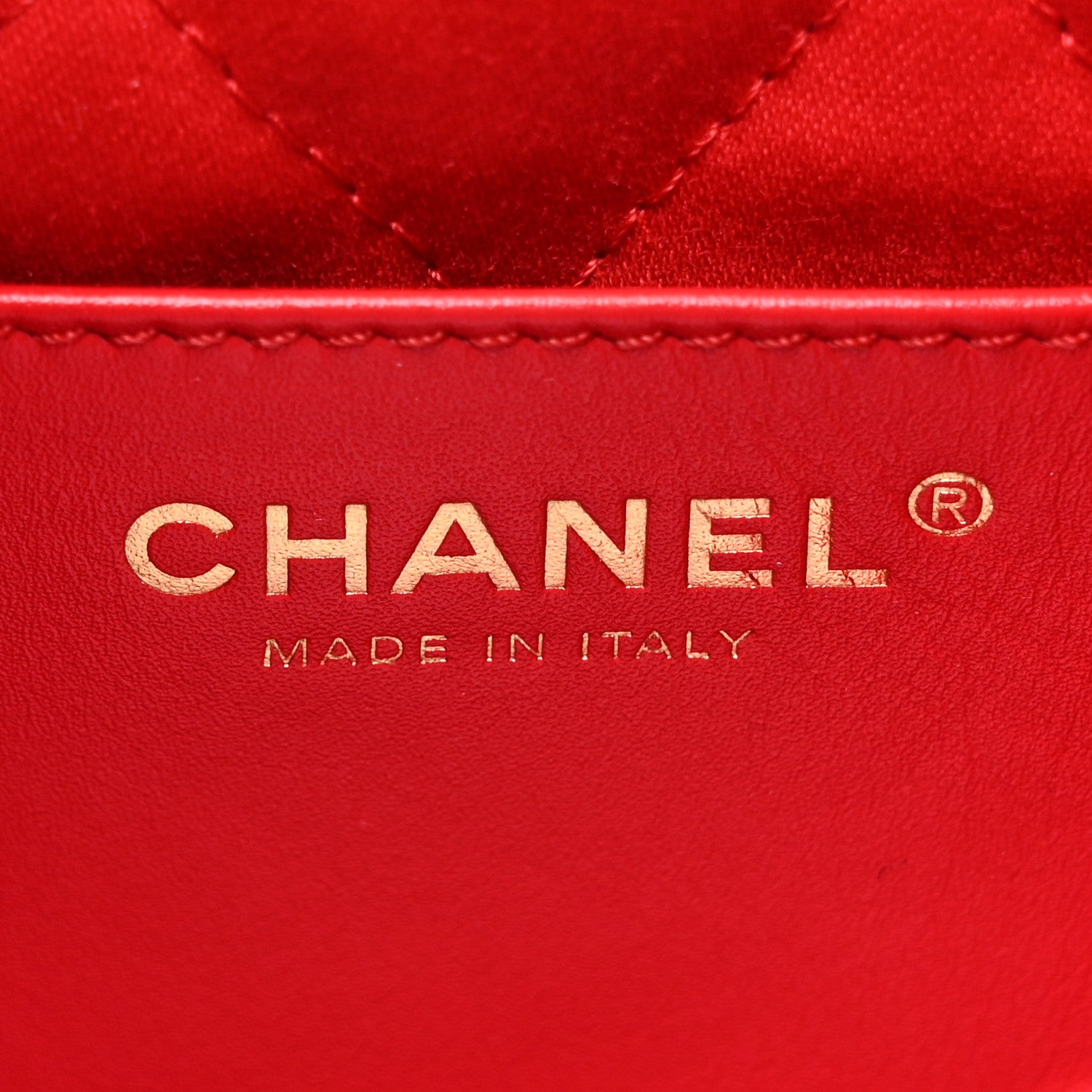 Chanel Shiny Calfskin Quilted Mini Chanel 22 Red 6 of 10