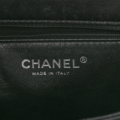 Chanel Lambskin Patent Quilted Twist Mini Flap Black 6 of 11