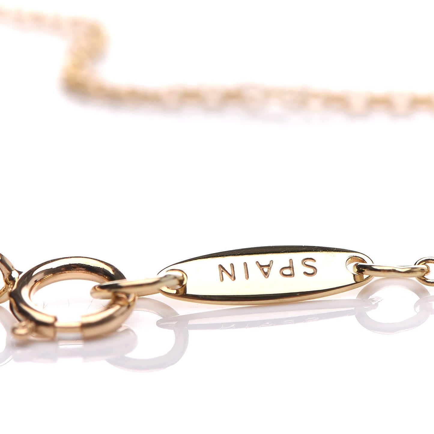 18K Yellow Gold Elsa Peretti Open Bottle Pendant Necklace