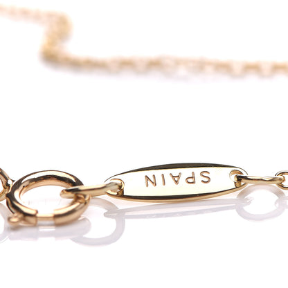 Tiffany 18K Yellow Gold Elsa Peretti Open Bottle Pendant Necklace 8 of 10