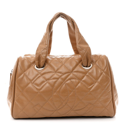 Chanel Caviar Quilted CC Timeless Bowler Dark Beige 1 of 11