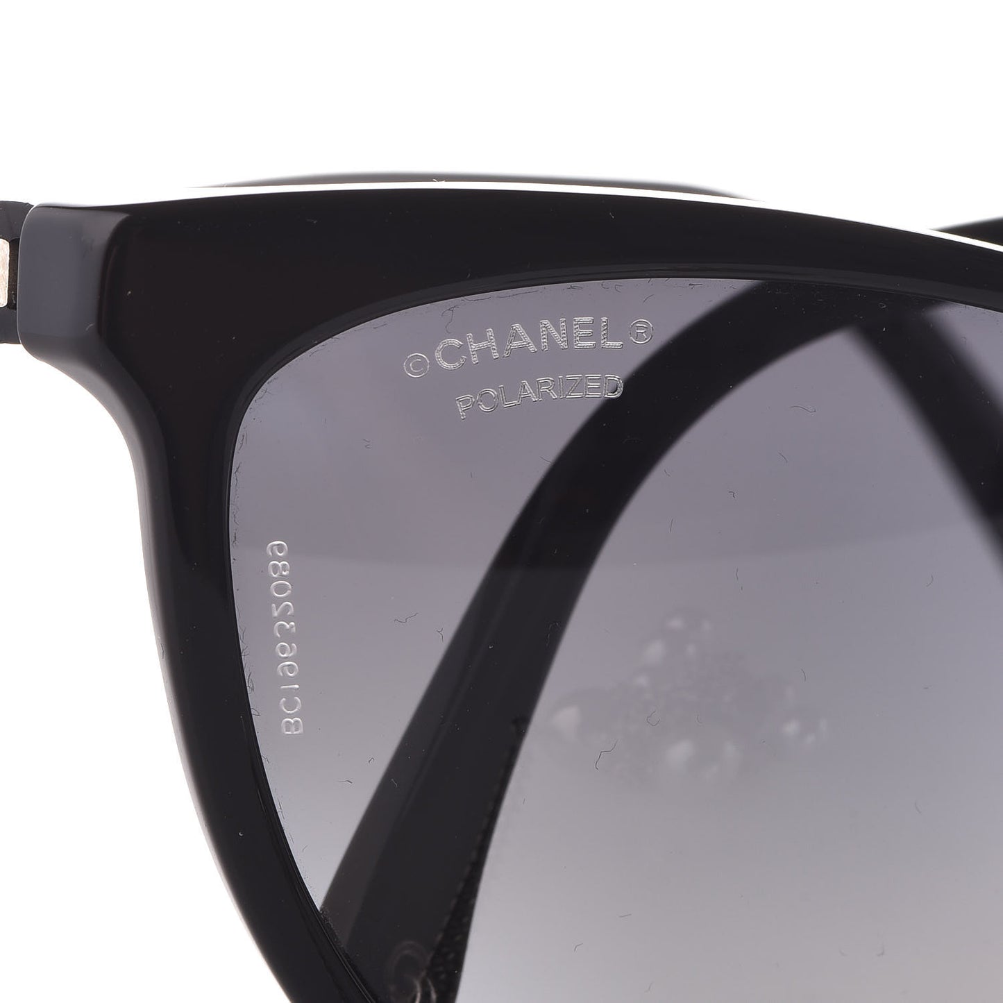 Acetate Polarized Fantasy Pearl Cat Eye Sunglasses 5341-H-A Black