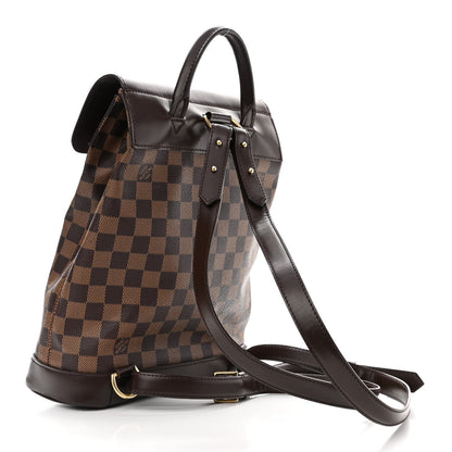 Louis Vuitton Damier Ebene Soho Backpack 3 of 10