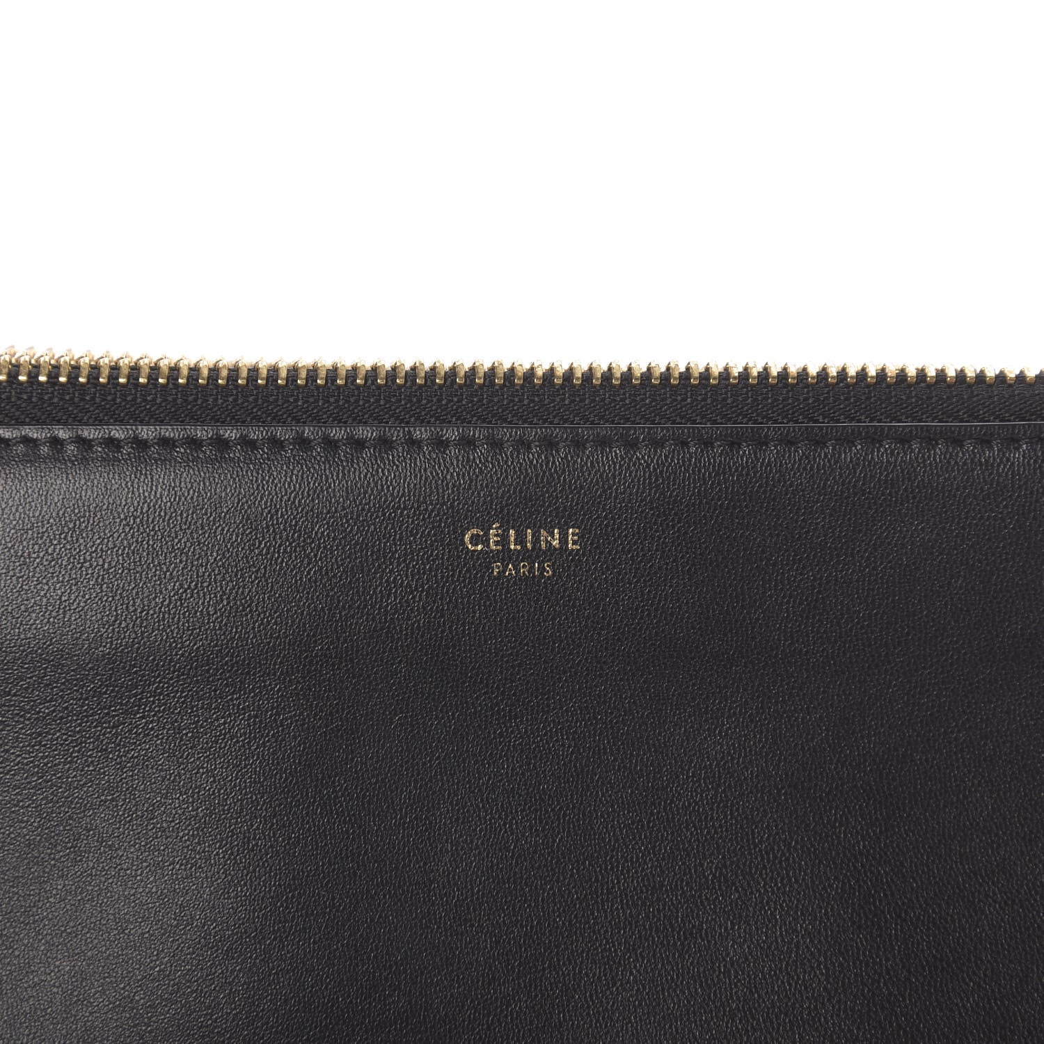 Celine Lambskin Small Trio Crossbody Bag Black 10 of 10