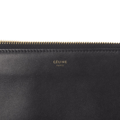 Celine Lambskin Small Trio Crossbody Bag Black 10 of 10
