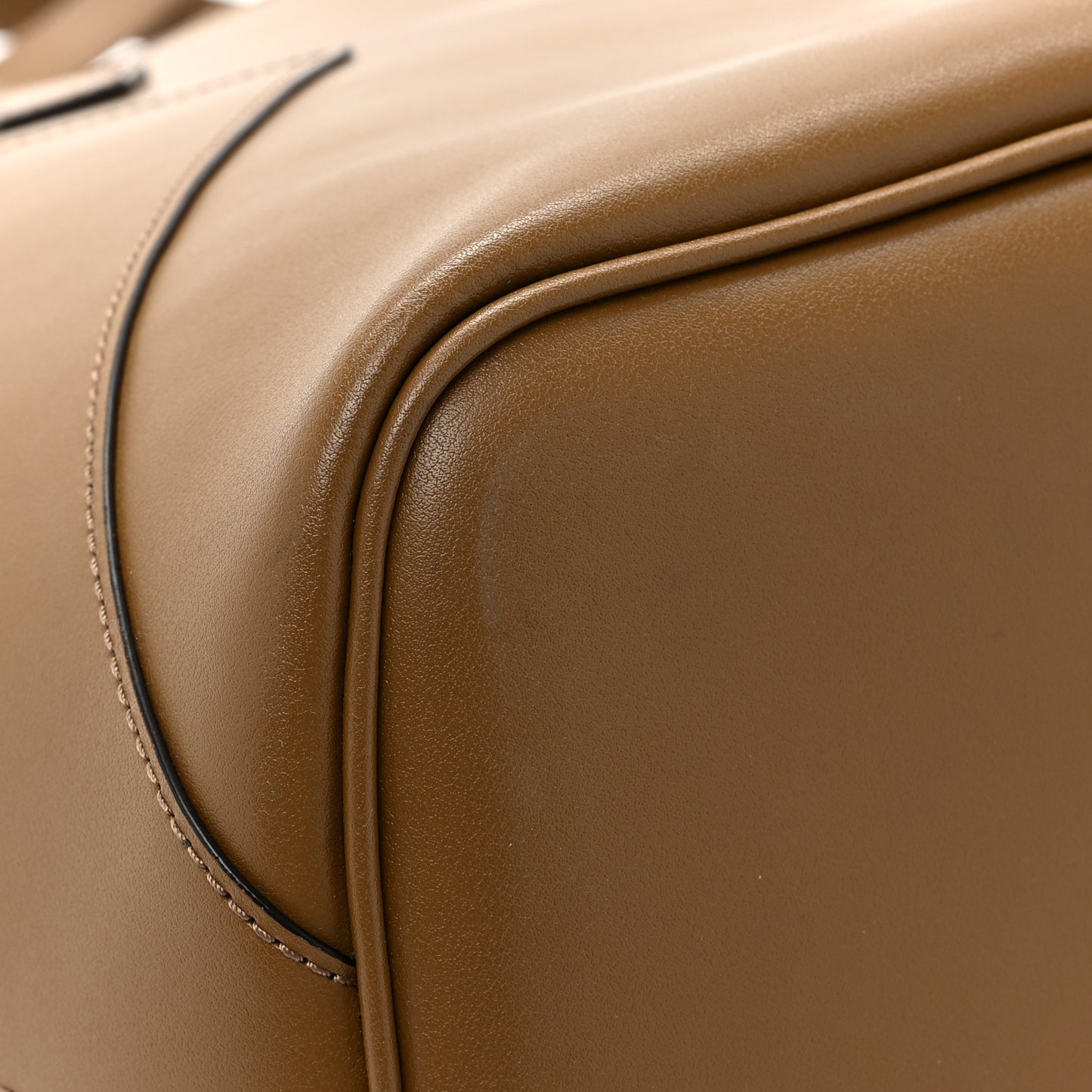 Smooth Calfskin Wing Shopper Tote Military Green