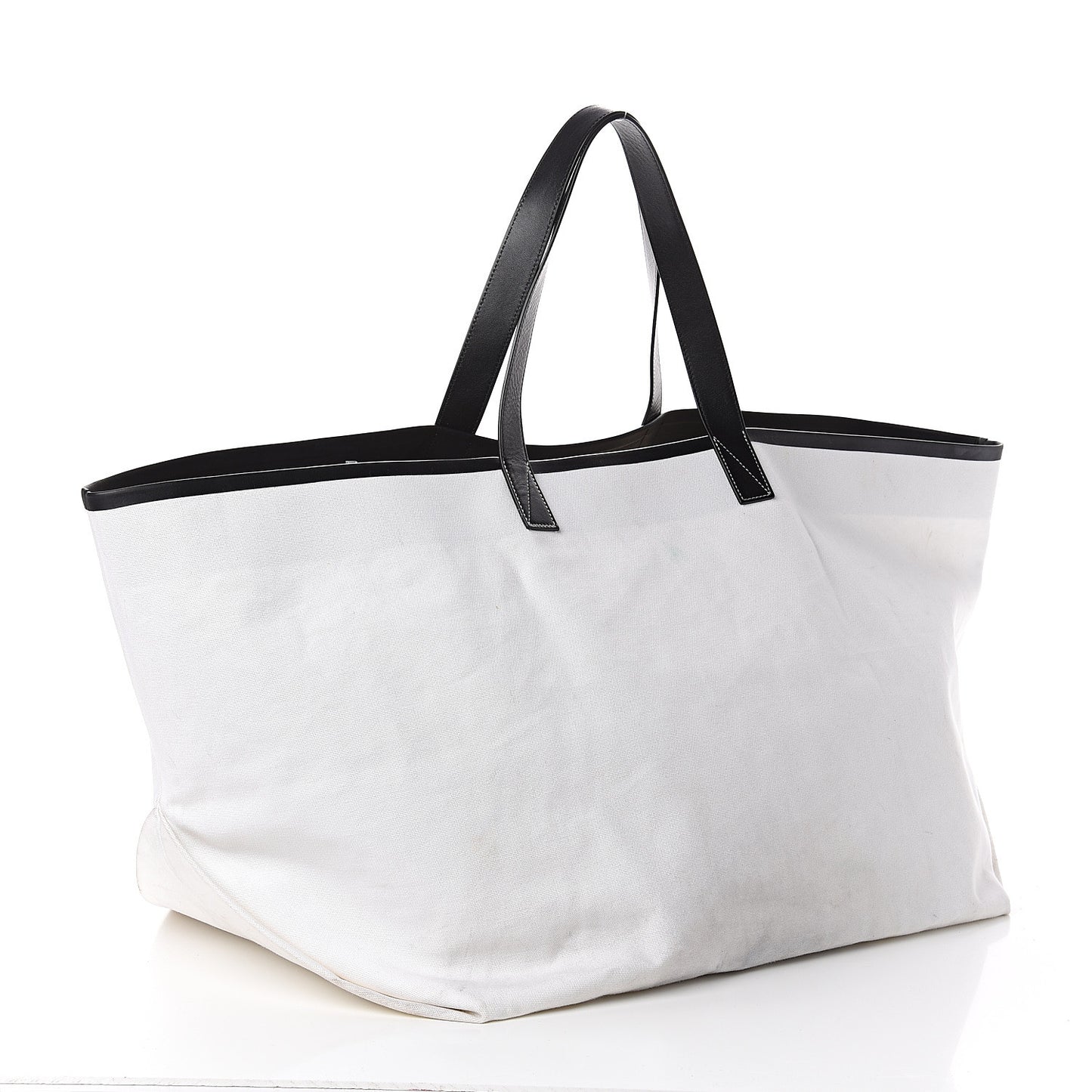 Textile Medium Made In Tote Black White