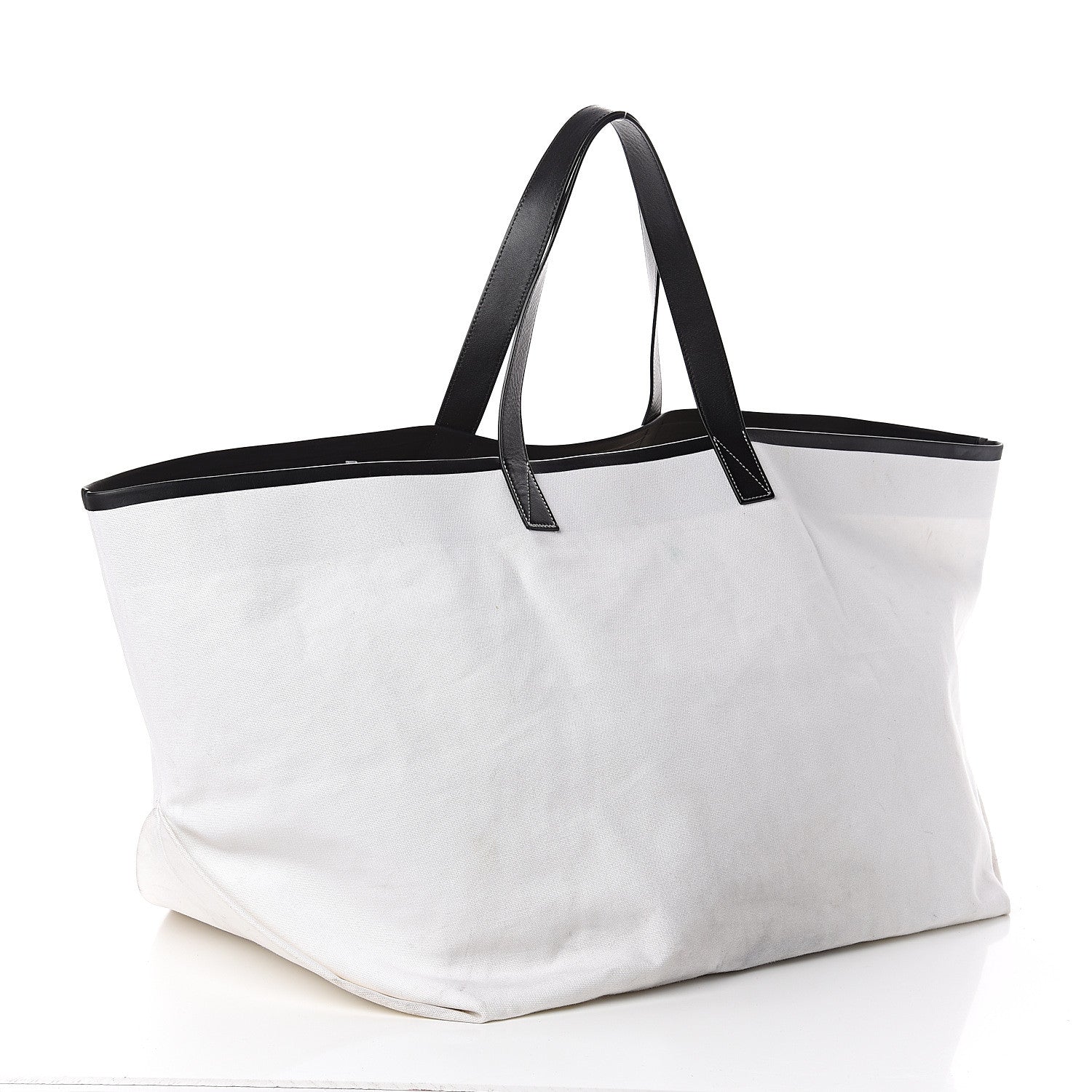 Celine Textile Medium Made In Tote Black White 2 of 8