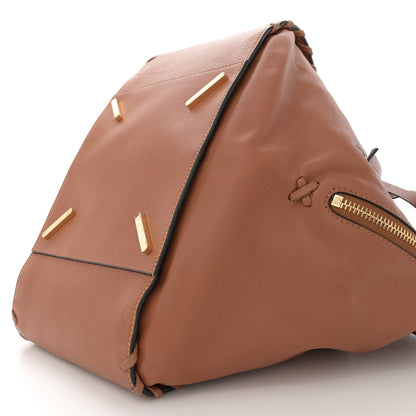 Loewe Calfskin Laced Hammock Shoulder Bag Tan 10 of 17