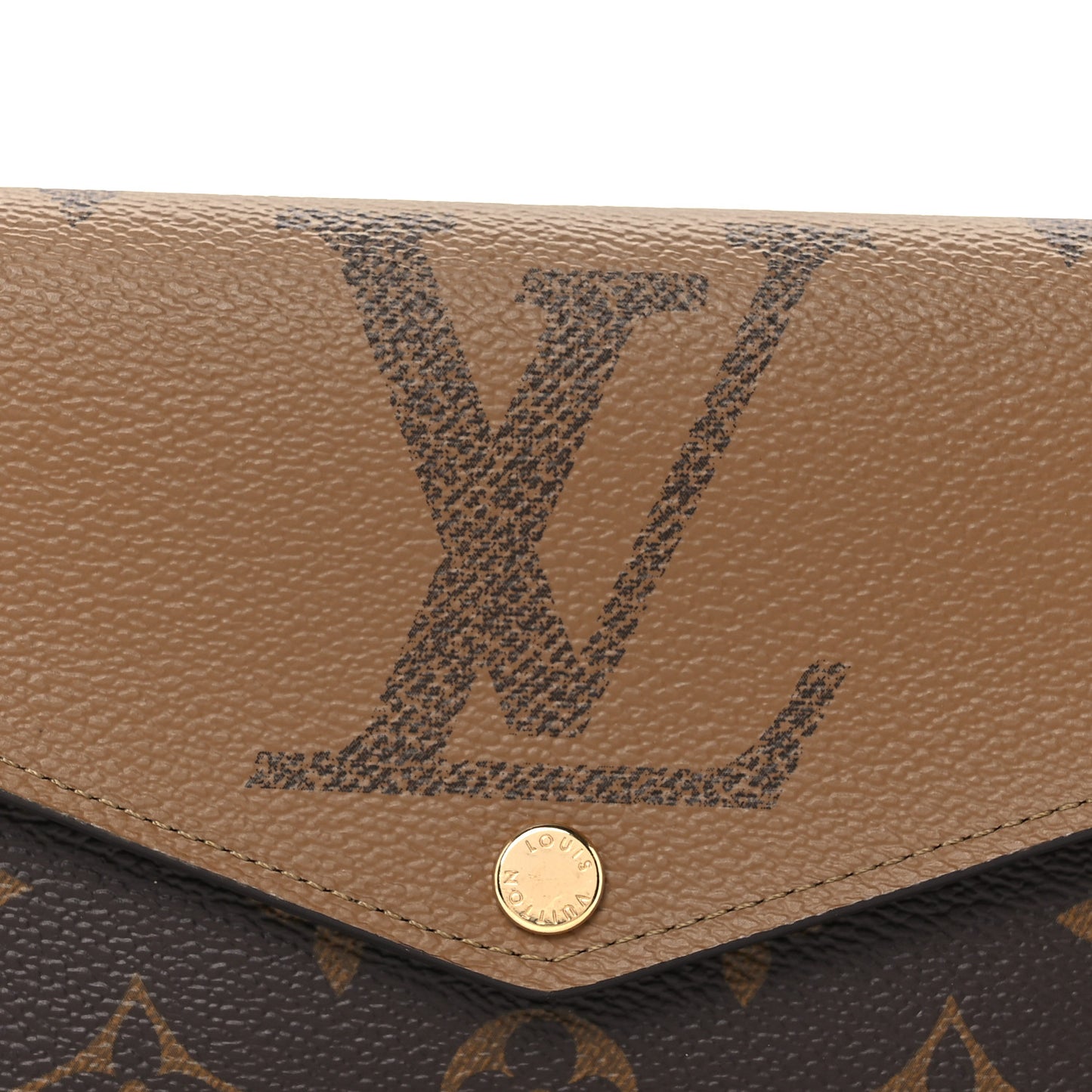Reverse Monogram Giant Sarah Wallet