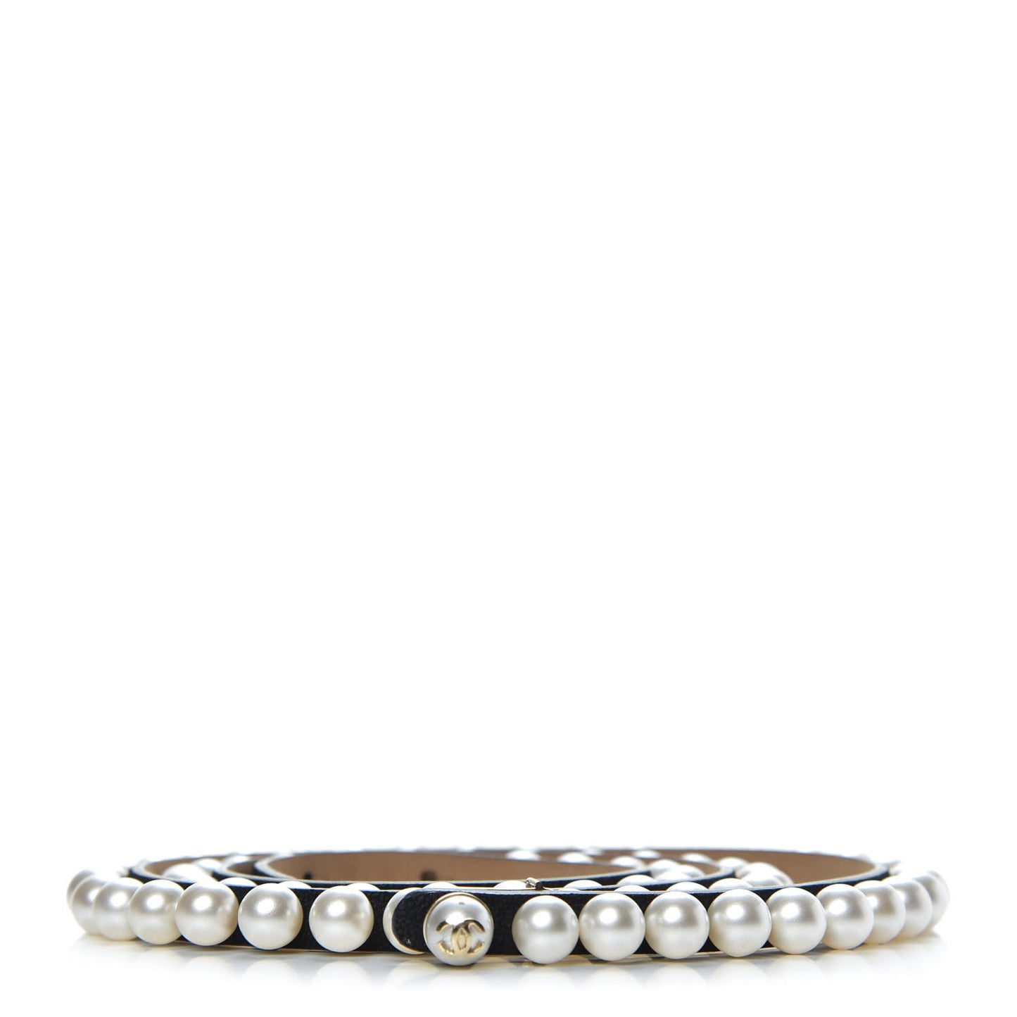 Calfskin Pearl CC Belt 75 30 Black