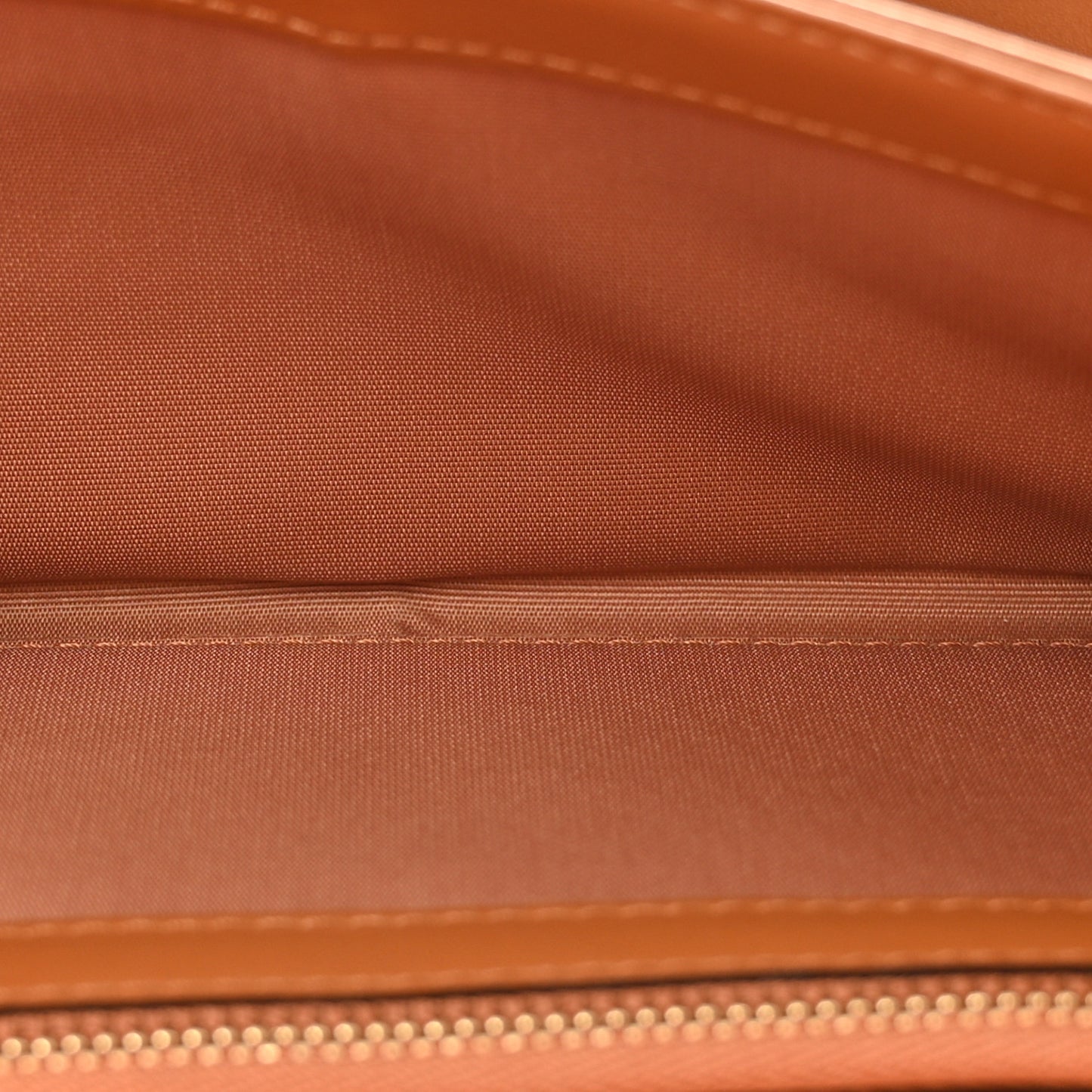 Visetos Large Trifold Flap Wallet Cognac