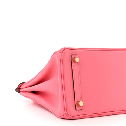 Hermes Swift Birkin 25 Rose Azalee 9 of 12