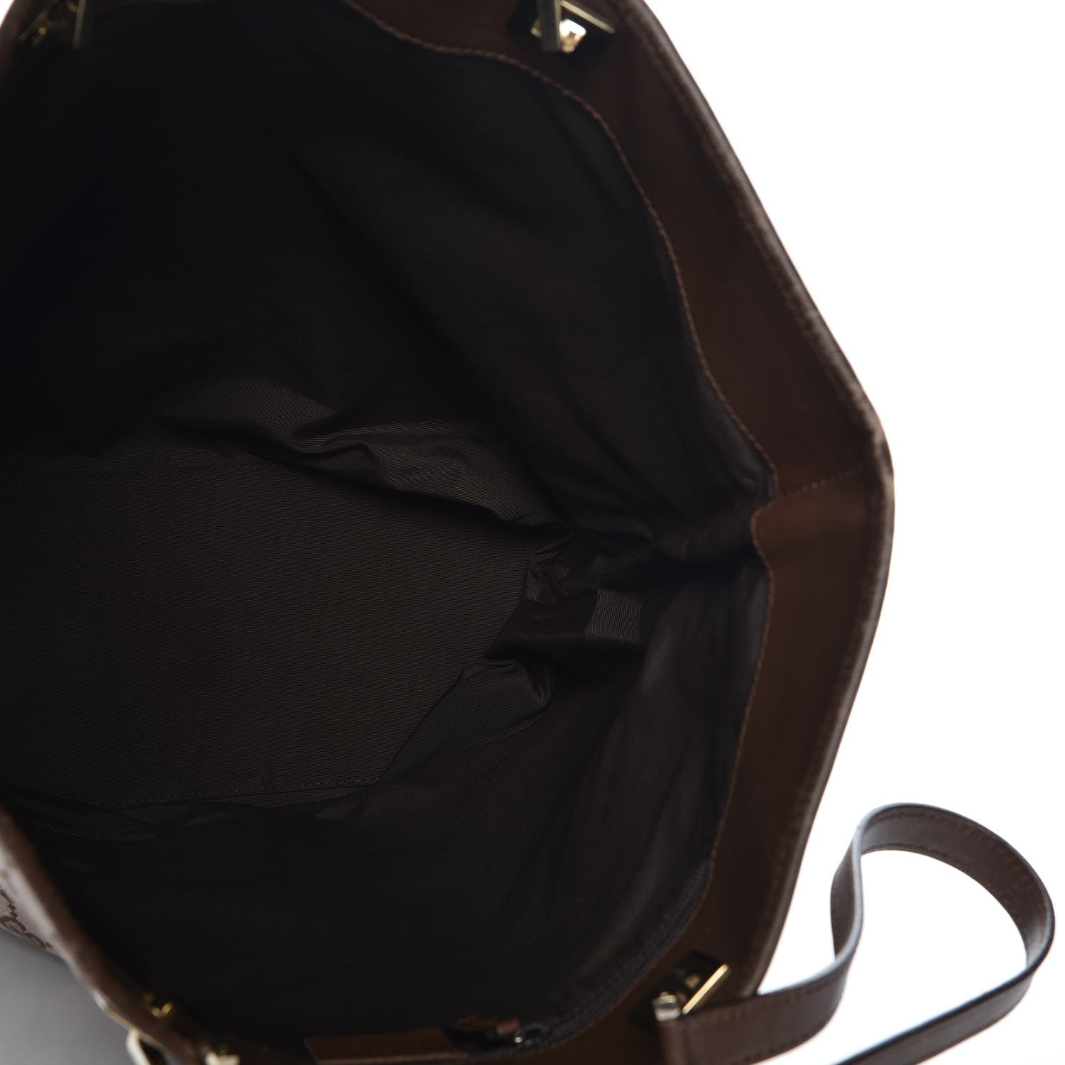 Gucci Monogram Large Bucket Tote Dark Brown 5 of 8