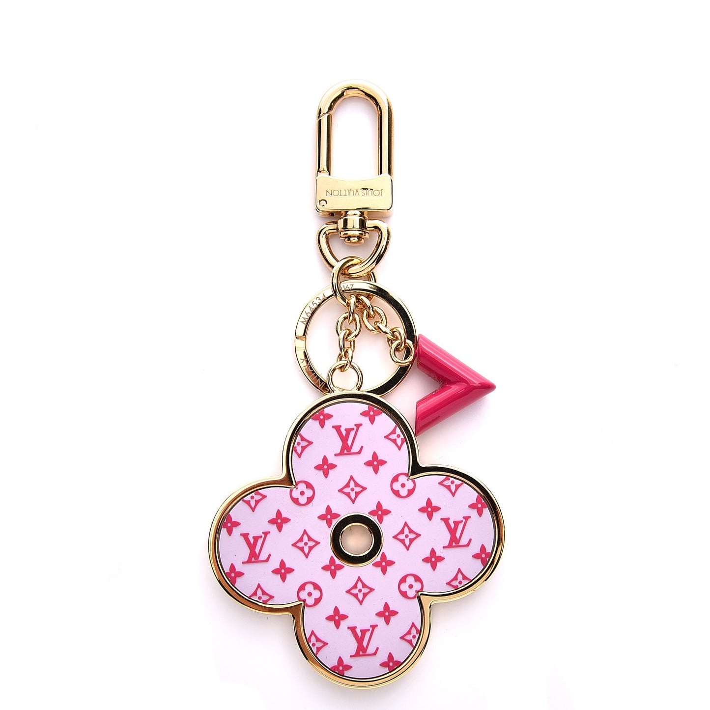 Monogram All Over Bag Charm Key Holder