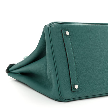 Hermes Togo Birkin 35 Malachite 9 of 11