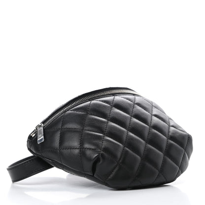 Chanel Calfskin Quilted Waist Belt Bag Black 4 of 11