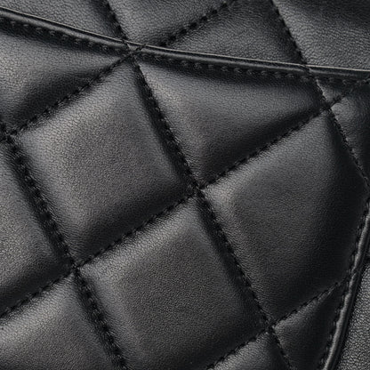 Chanel Lambskin Quilted Small Trendy CC Dual Handle Flap Bag Black 11 of 14